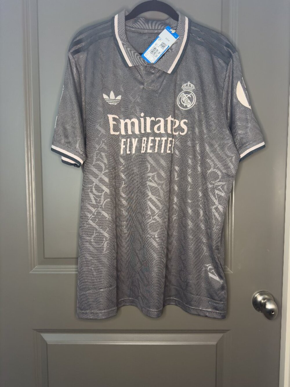 Adidas Real Madrid 2024/25 Authentic Killian Mbappé Third Jersey Sz XL